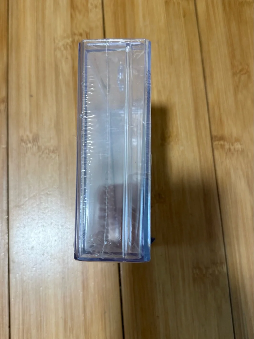 essentials Clear Stackable Organizing Drawer with Orange Label